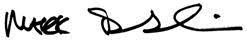 Congressman Mark DeSaulnier signature