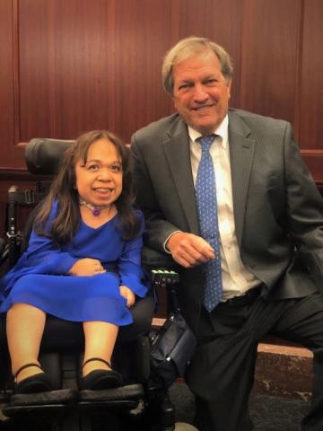 Rep. DeSaulnier with Isabel