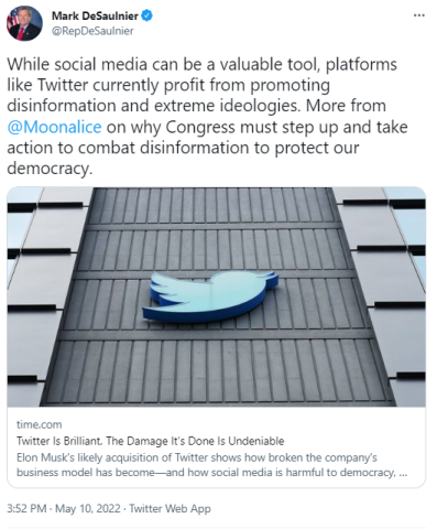 Twitter post