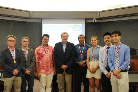 Congressman DeSaulnier Presents Congressional Award 